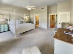 Master Suite with full bathroom and private balcony